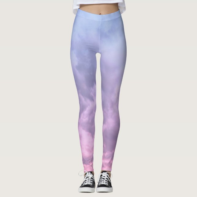 Dreamy Clouds 16 - Caribbean Sunset Leggings (Vorderseite)