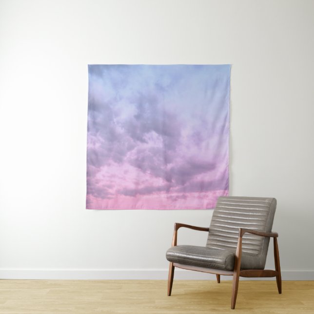 Dreamy Clouds 16 - Caribbean Sunset Wandteppich (Beispiel)
