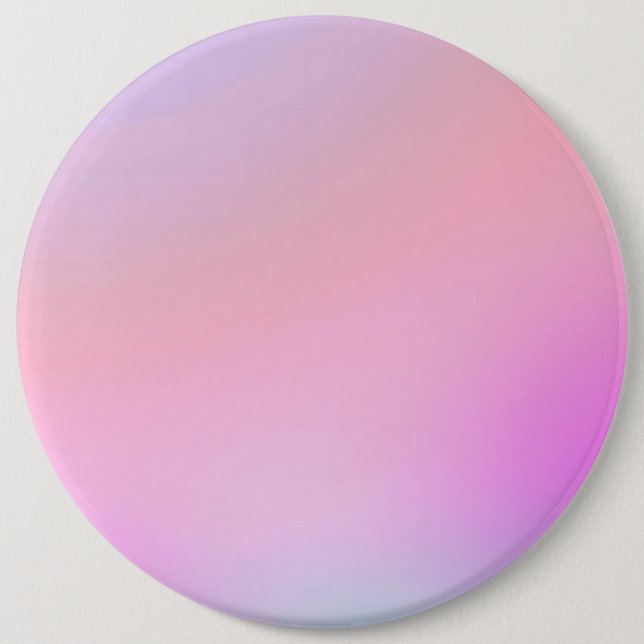 Dreamy Cotton Candy Pastel Gradient Button (Vorderseite)