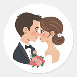Dreamy Couple Verlobung Sticker