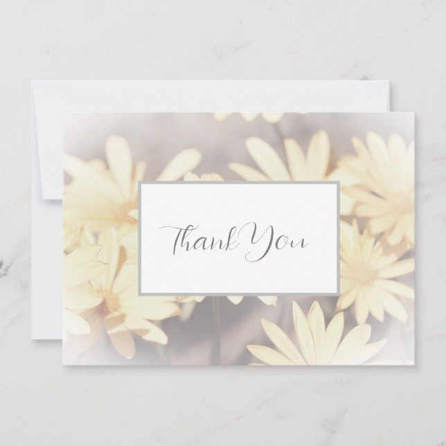 Dreamy Daisies 3 Dankeskarte (Vorderseite)