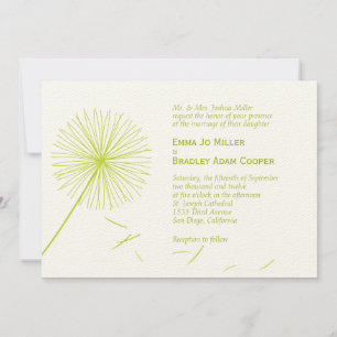 Dreamy Dandelion Faire-part de mariage - Meadow Gr