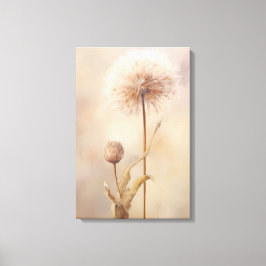 Dreamy Dandelion Illustration Leinwanddruck