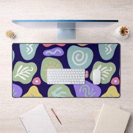 Dreamy Doodles - Vibrant Boho Nature Motif Design Schreibtischunterlage
