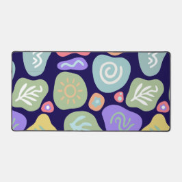 Dreamy Doodles - Vibrant Boho Nature Motif Design Schreibtischunterlage