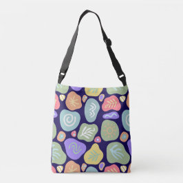 Dreamy Doodles - Vibrant Boho Nature Motif Design Tragetaschen Mit Langen Trägern