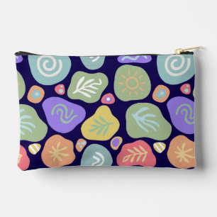 Dreamy Doodles - Vibrant Boho Nature Motif Design Zubehörtasche