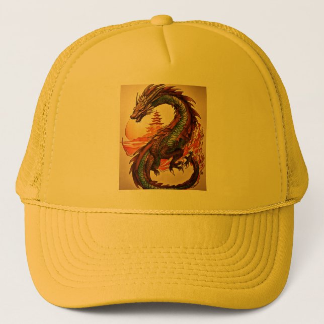 Dreamy Dragon Casquette Casquette Designs (Devant)