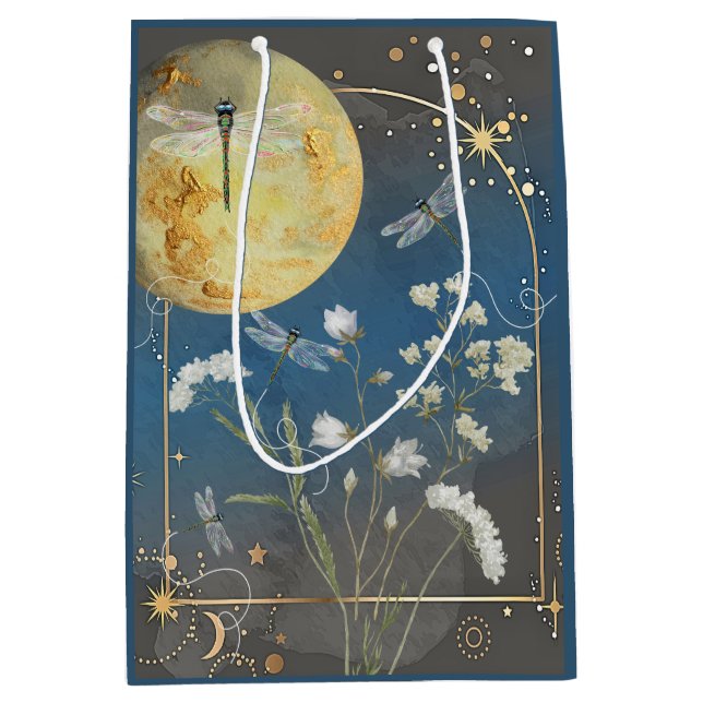 Dreamy Dragonfly Geschenktasche Mittlere Geschenktüte (Vorderseite)