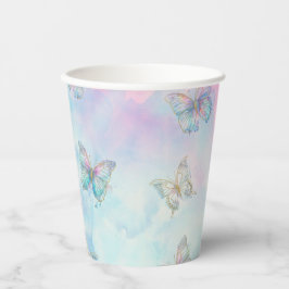 Dreamy Enchanted to Meet You Butterfly Pappbecher