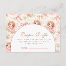 Dreamy Fairy Garden Baby Shower Diapper Raffle