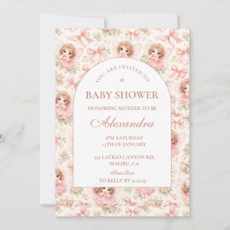 Dreamy Fairy Garden Baby Shower Einladung