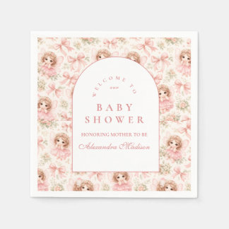 Dreamy Fairy Garden Baby Shower Serviette