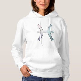 Dreamy Fisces Drift - Seafoam Green & Lavender Art Hoodie