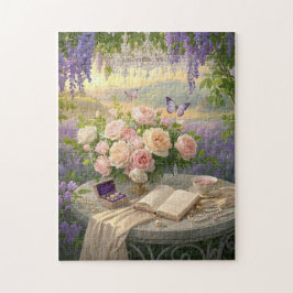 Dreamy Floral Heiligtum gebadet goldene Stunde Lic