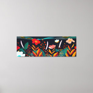 Dreamy Floral Landschaft 3 Leinwanddruck