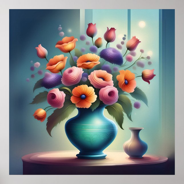 Dreamy Floral Pairing Poster (Vorne)