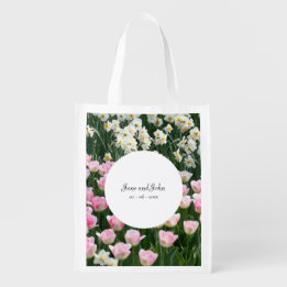 Dreamy Floral Wedding Wiederverwendbare Einkaufstasche