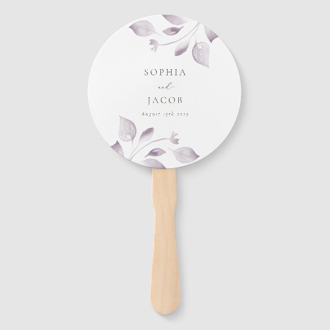 Dreamy Foliage Hand Fan Fächer (Vorderseite)