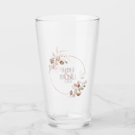 Dreamy Foliage Wedding Blush Pink ID817 Glas