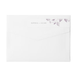 Dreamy Foliage Wraround Label