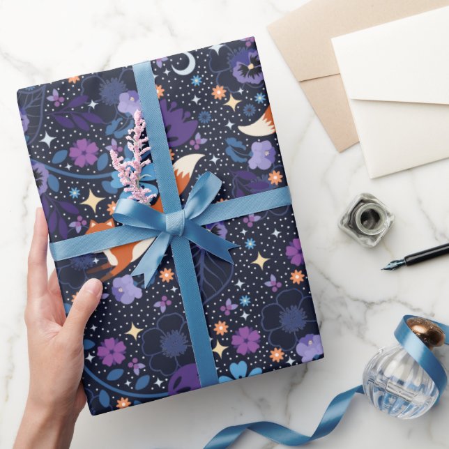 Dreamy Folk Foxes Geschenkpapier (Schenken)