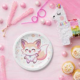Dreamy Fox Baby Dusche Pappteller