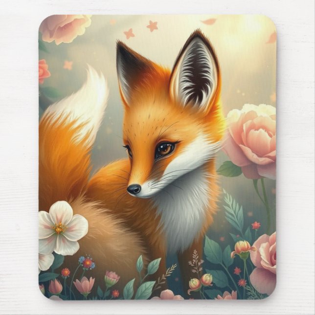 Dreamy Fox Mousepad (Vorne)