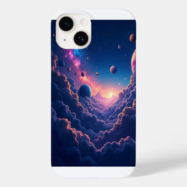 Dreamy Galaxy Space Art coque iphone (Verso)