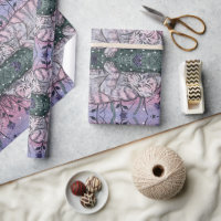 Dreamy Garden Snooze Katze Aquarelle