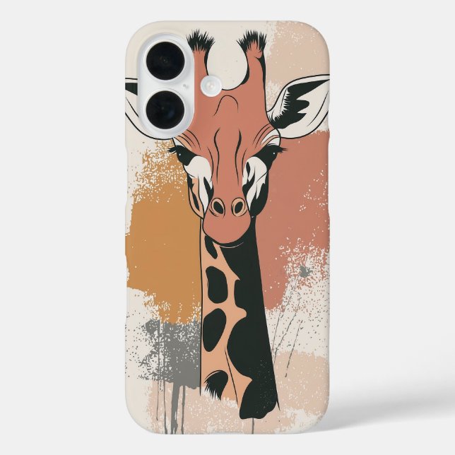 Dreamy Giraffe iPhone 16 Hülle (Rückseite)