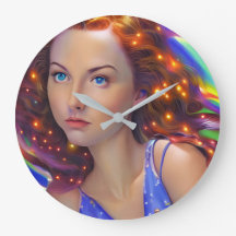 Dreamy Girl mit Rainbow Lights