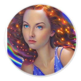 Dreamy Girl mit Rainbow Lights Keramikknauf