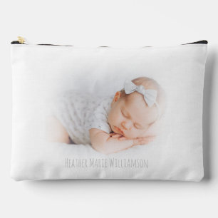 Dreamy Hazy Baby Pic und Name Zubehörtasche