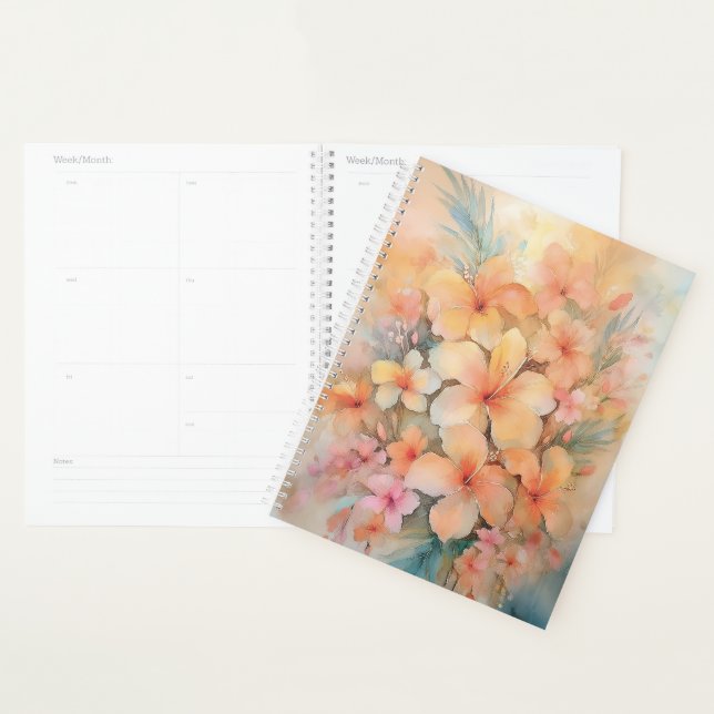 Dreamy Hibiscus Planner Planer (Anzeige)