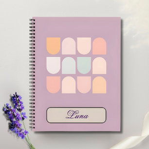 Dreamy Lavender Color Block Notebook Notizbuch