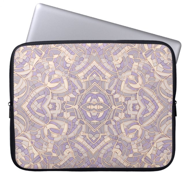 dreamy lilac laptopschutzhülle (Vorderseite)