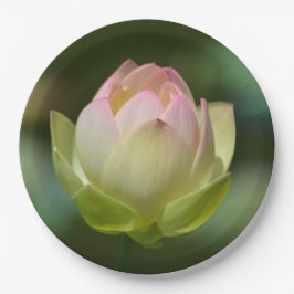 Dreamy Lotus Blossom Pappteller