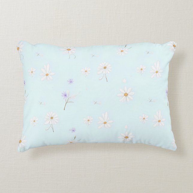 Dreamy Mint Meadow Dekokissen (Vorderseite)