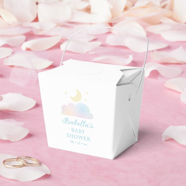 Dreamy Moon and Stars Cloud Nine Baby Dusche Geschenkschachtel (Hochzeit)