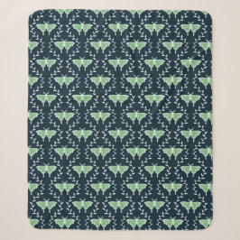 Dreamy Moths & Vines - Whimsikische Motten Sherpadecke