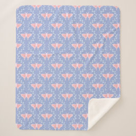 Dreamy Moths & Vines - Whimsikische Motten Sherpadecke