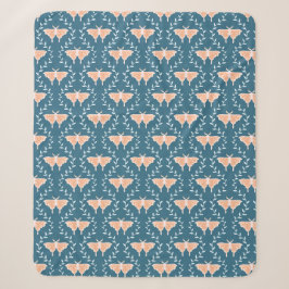 Dreamy Moths & Vines - Whimsikische Motten Sherpadecke