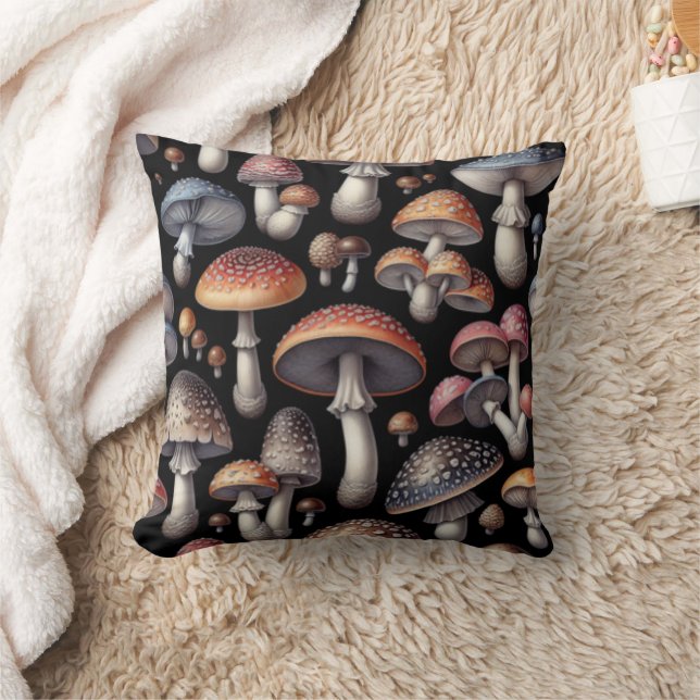 Dreamy Mushrooms Kissen (Decke)