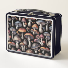 Dreamy Mushrooms Metall Brotdose