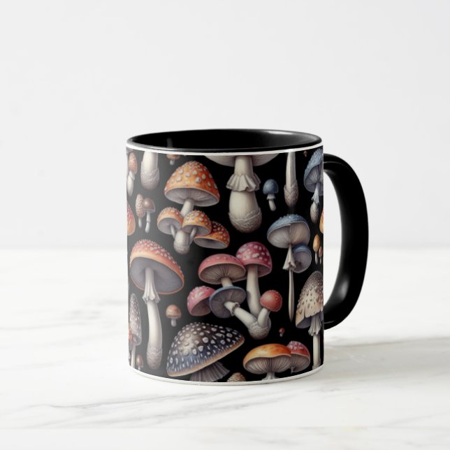 Dreamy Mushrooms Tasse (VorderseiteRechts)