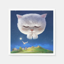 Dreamy Night Sky mit Cat
