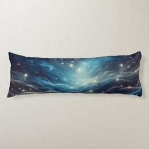 Dreamy Night Sky - Mit Glitzern und Silbernen Wirb Seitenschläferkissen
