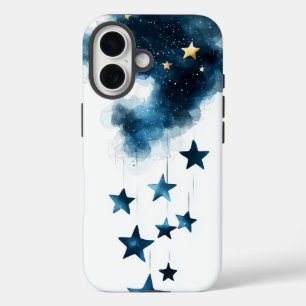 Dreamy Night Stars - Watercolor Sky Phone Case