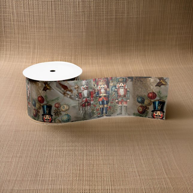 Dreamy Nutcracker Weihnachtsfest in Gold Satinband (Von Creator hochgeladen)